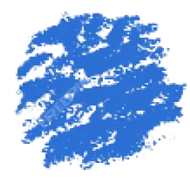 Doodle Blue Circle